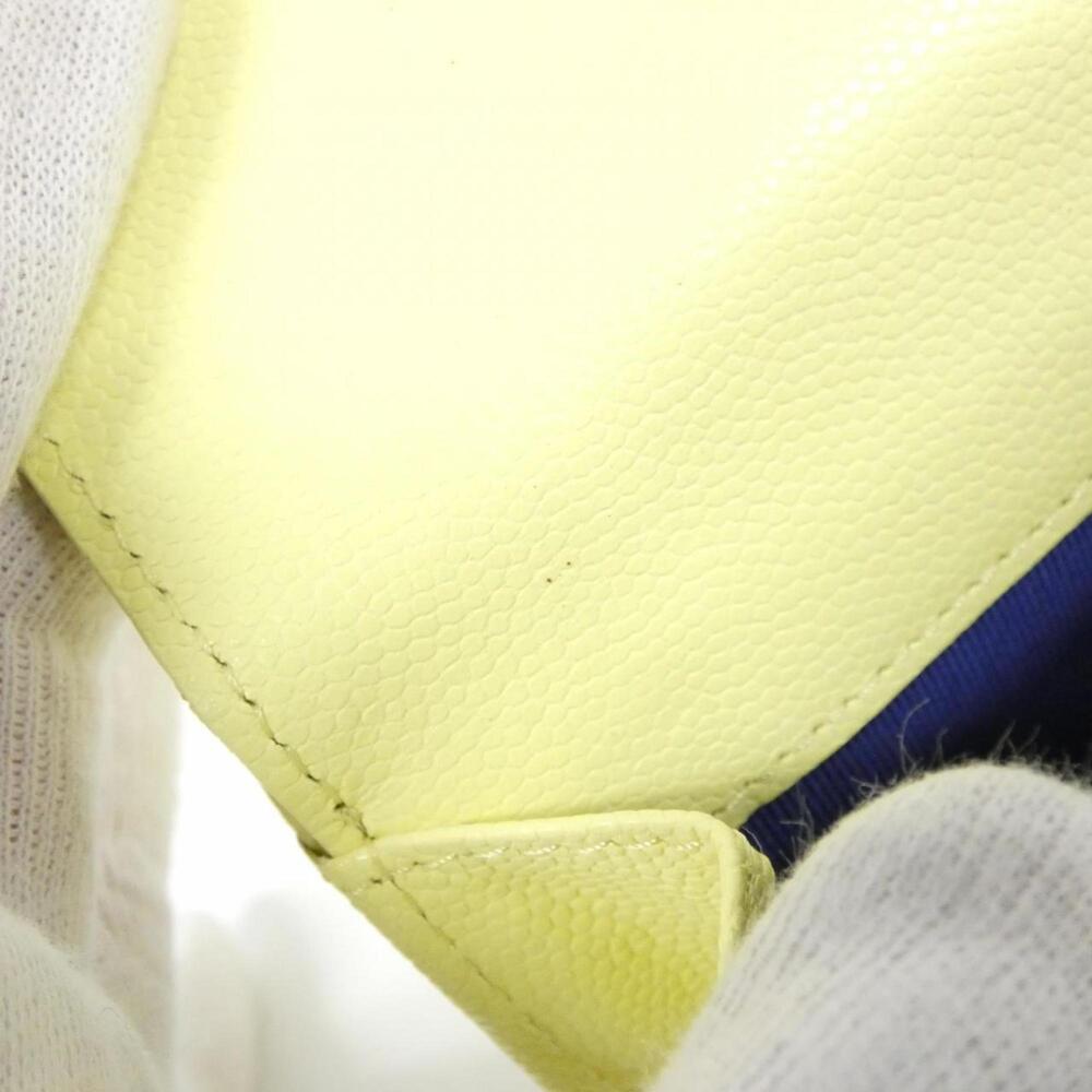 CHANEL Authentic Yellow Wallet - Picture 10 of 10